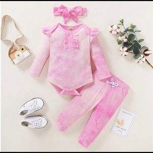 3pc baby tie dye set